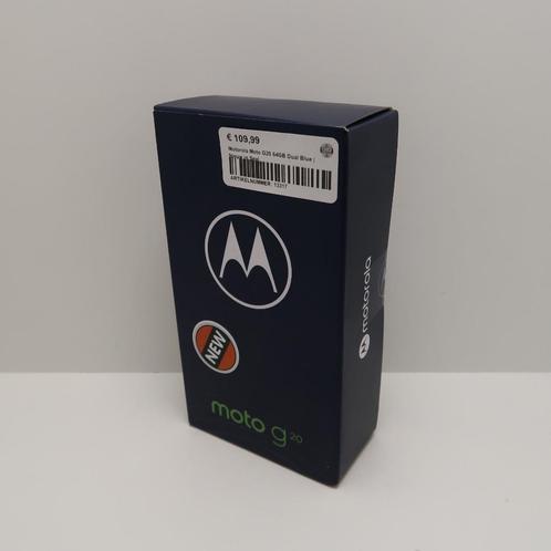 Motorola Moto G20 64GB Dual Blue  Nieuw in Seal