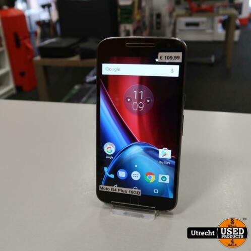 Motorola Moto G4 Plus 16GB Black  in Nette Staat