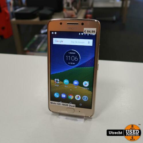 Motorola Moto G5 16GB Dual-Sim Gold Nette staat