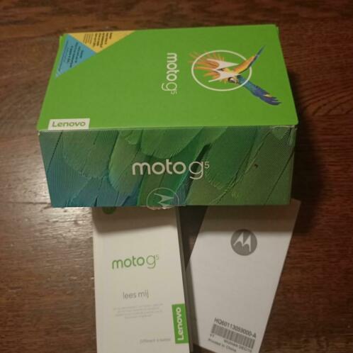 Motorola Moto G5 grijs 13 megapixel camera 5 inch scherm