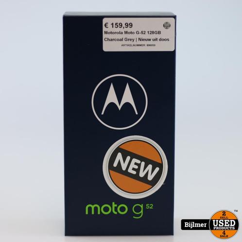 Motorola Moto G52 128GB Charcoal Grey  Nieuw uit doos