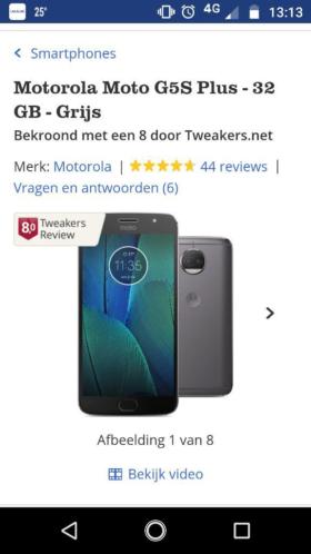 Motorola moto g5s plus 32 GB Grijs