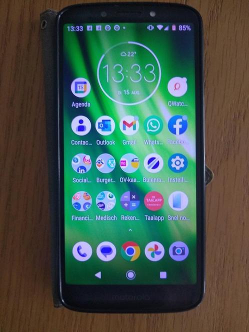 Motorola Moto G6 Play 32GB met turbo oplader, doos en boekje