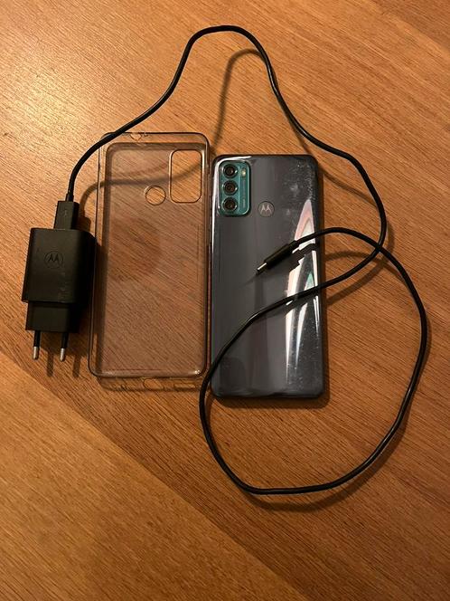 Motorola moto g60 met lader en hoesje