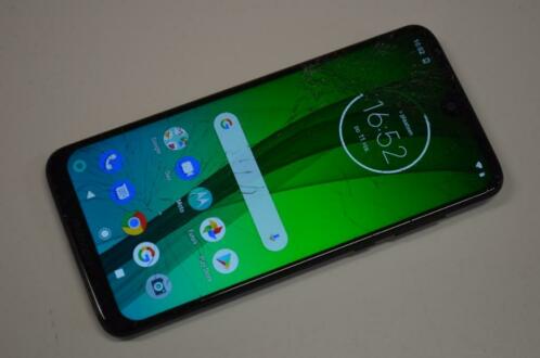 Motorola Moto G7 goedwerkend maar met gebarsten scherm