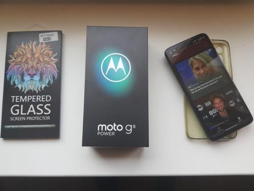 Motorola Moto G8 Power  screenprotector. 2 dagen accu.