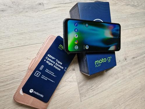 Motorola Moto G9 Play 128GB met doos en accessoires 99