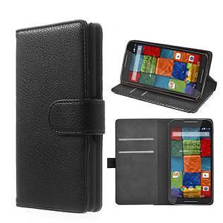 Motorola Moto X 3 Book Wallet CaseHoesje Zwart (Book Case)