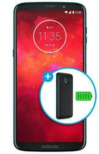 Motorola Moto Z3 Play Blue voor  0 en 15 pm