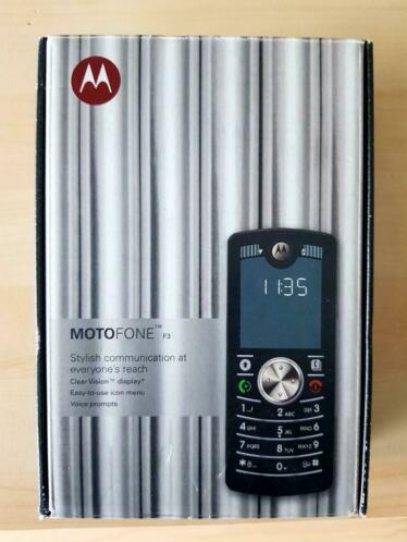 Motorola motofone F3 (nieuw)