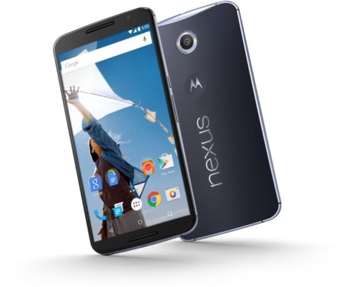 Motorola Nexus 6 64GB Blauw met Bon en garantie