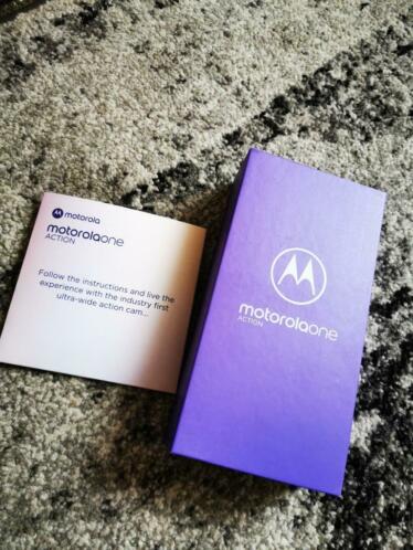 Motorola one action gloednieuw denim blue