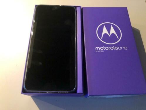 Motorola one macro smartphone zo goed als ongebruikt ruilen