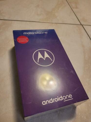 Motorola One smartphone 4Gb RAM, 64Gb ROM, zwart, NIEUW