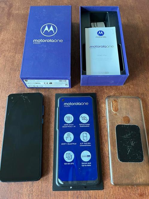 Motorola one vision 2020 - gebroken scherm