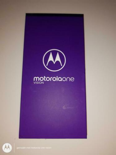 Motorola one vision blauw