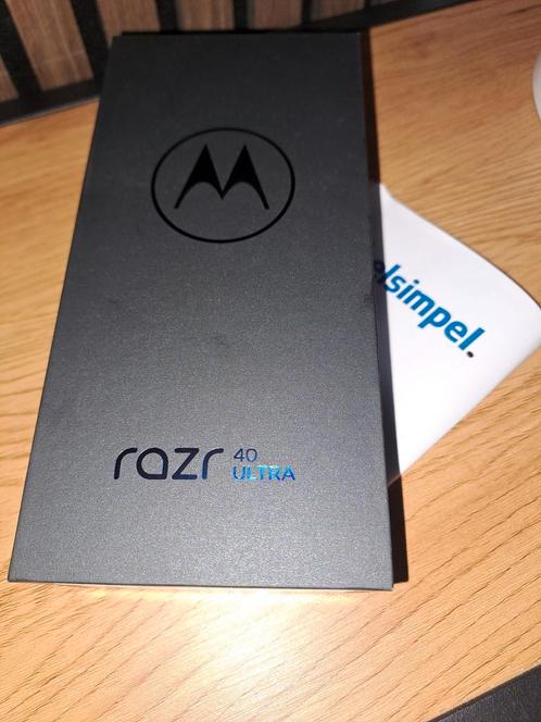 Motorola raz 40 ultra 256gb nieuw Met bon black