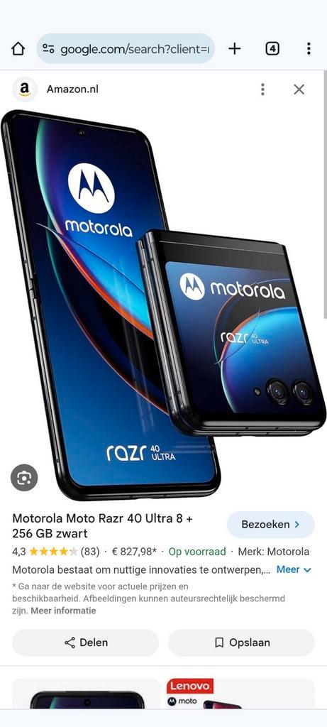 Motorola Razr 40 Ultra Zwart