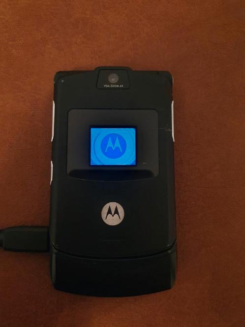 Motorola V3 RAZR zwart in goede staat