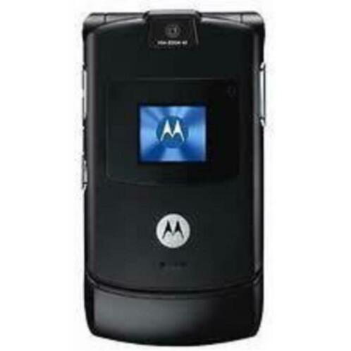 Motorola V3i kleur zwart Nieuw met Garantie.