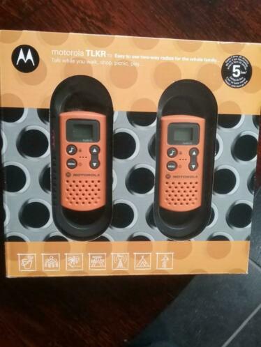 Motorola walkie talkie communicatie tot 5 km