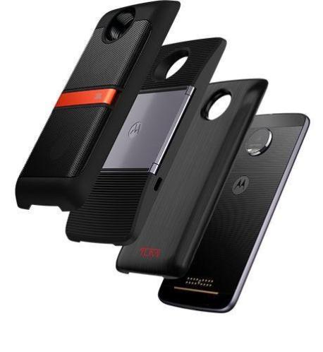 Motorola Z play met Qi oplaad mod