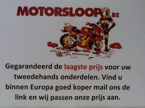 Motorsloop.be voor de goedkoopste tweedehands onderdelen