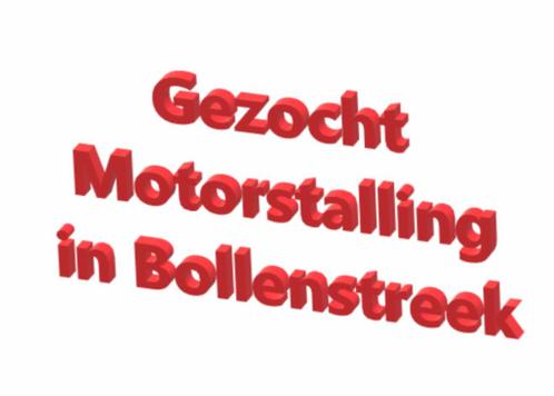 Motorstalling GEZOCHT in Bollenstreek