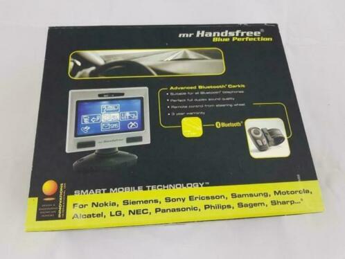 Mr handsfree blue perfection bluetooth carkit nieuw