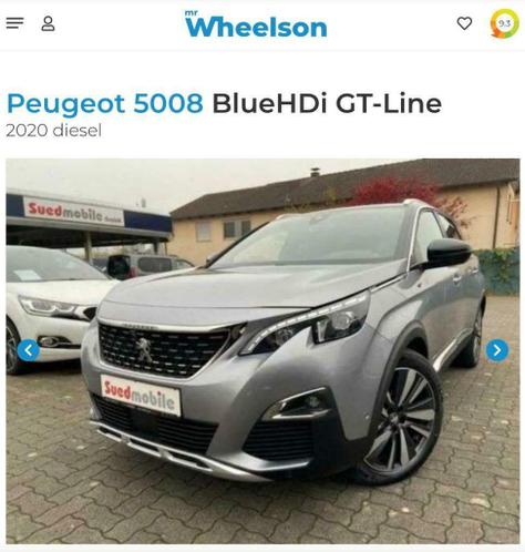 MrWheelson  129 x Peugeot 5008 5- 7 persoons vanaf  23.000