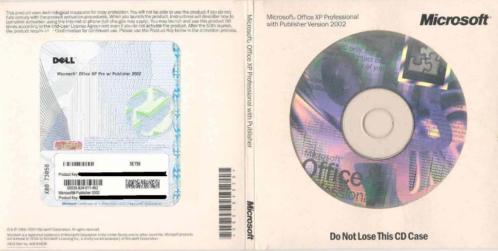 MS-Office XP Professional met Publisher 2002