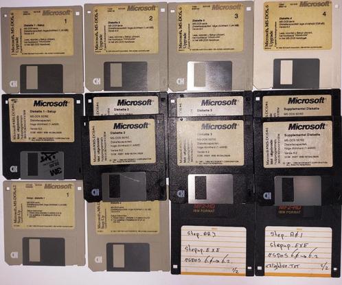 MSdos 6.0 en 6.2 Floppy set
