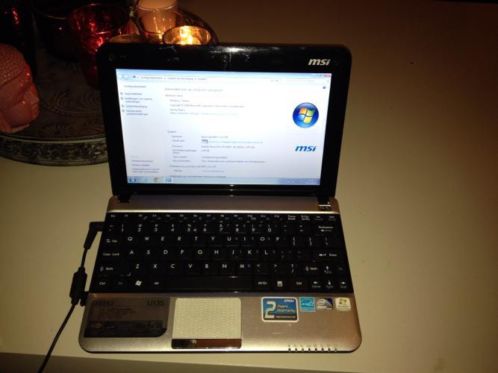 MSI 10034 inch mini laptop Windows 7 starter