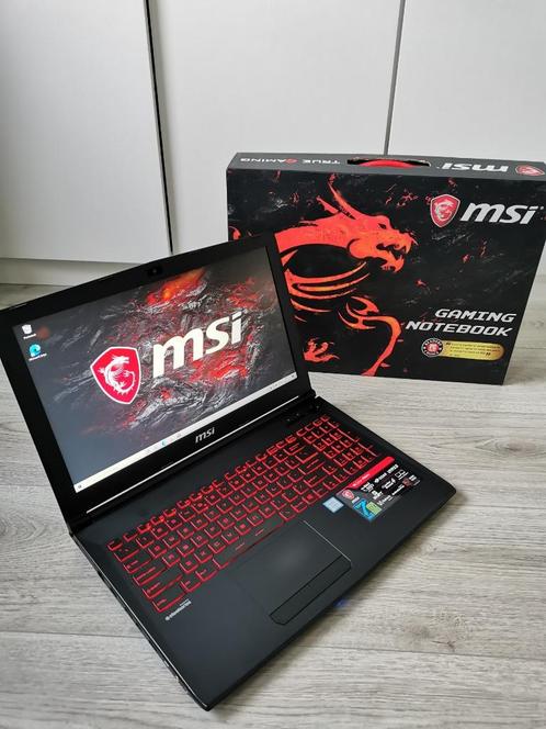 MSI Gaming laptop  i5-7th  GTX 1050  SSDHDD  8GB 