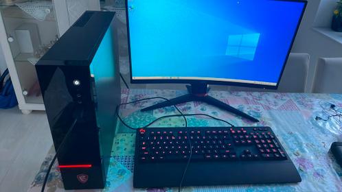 MSI gaming PC incl. AOC monitor en rgb toetsenbord