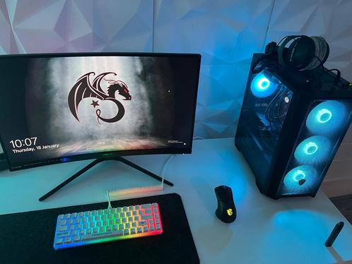 MSI gaming pc RTX 4060 ryxen 5 5500 ook compleet