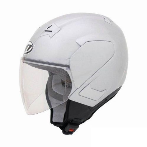 MT jet helm City-Seven zilver