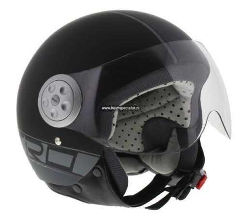 MT Urban Retro helm mat zwart