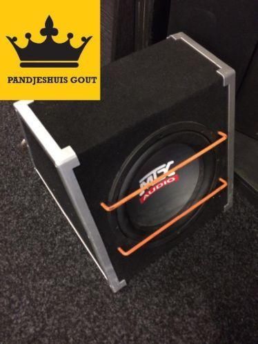 MTX Audio Subwoofer met JBL GTO 504 Versterker bij GOUT