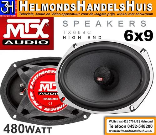 MTX nieuwe beste goede zware ovale hoedenplank auto speakers