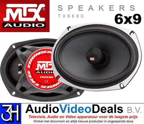 MTX set nieuwe goede zware ovale hoedenplank auto speakers