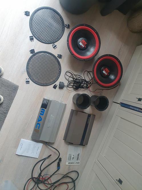 mtx subwoofers plus 2 versterkers