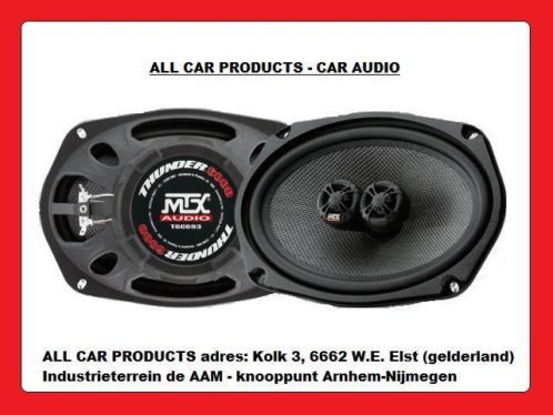MTX T6C693 6x9039 3-weg coaxial 120 RMS NIEUW