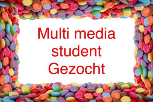 Multimedia student gezocht