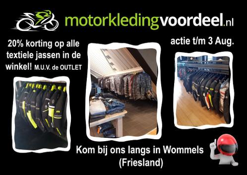 N alle textiele motor jassen -20 in onze winkel