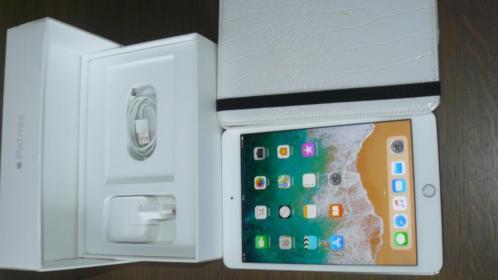 N I E U W S T A A T....ipad mini 4 - 16 gb...wit  zilver