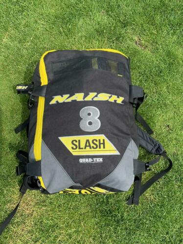 Naish kite Slash 8m inclusief bar