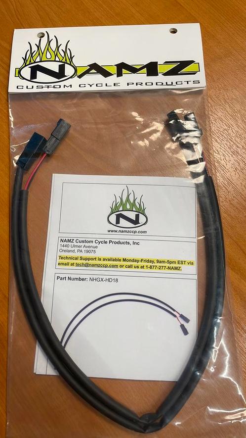 Namz heated grips extensions 18 inch lang touring