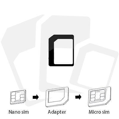 Nano naar micro sim adapter