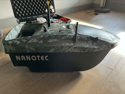 Nanotec voerboot incl Fishfinderdieptemeter